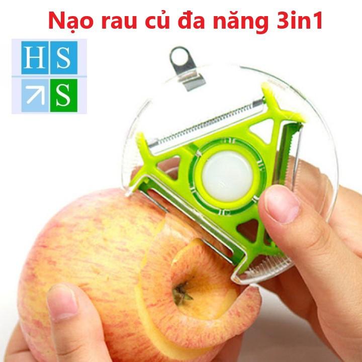 Dụng cụ gọt nạo bào sợi củ quả đa năng 3 in 1 (Giao mầu ngẫu nhiên)