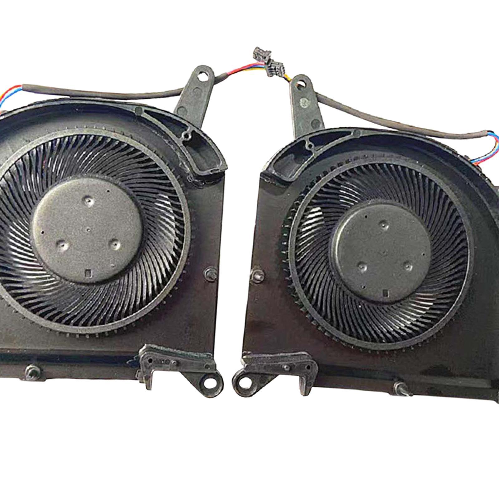 2x Laptop CPU Cooling Fan ,Computer Fan ,High Performance ,Professional ,Direct Replace Accessory CPU  PC Cooling Fan for  15G 17P KB