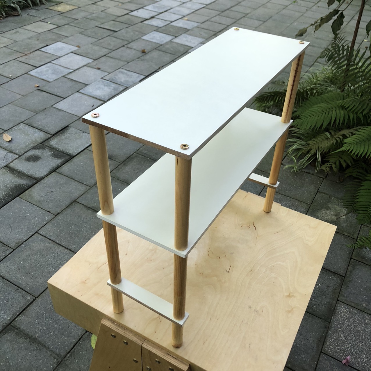 Kệ đồ gỗ laptop máy tính để bàn-giá để đồ bằng gỗ đa năng thông minh tiện dụng KNF Furnitur