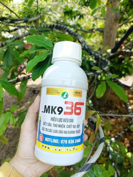MK9 36 - THUỐC TRỪ SÂU SINH HỌC GỐC ABAMECTIN CHAI 450ML - PHÒNG TRỪ HIỆU QUẢ SÂU KHÁNG THUỐC, AN TOÀN CHO CÂY