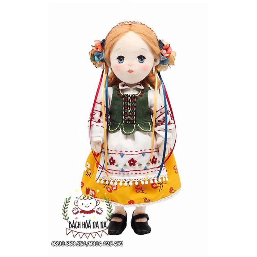 Đồ trang trí thêu tay NHỒI BÔNG / DIY GÓI NGUYÊN LIỆU búp bê thêu tay NGA / LEE DOLL HANDMADE- BÁCH HÓA NA NA
