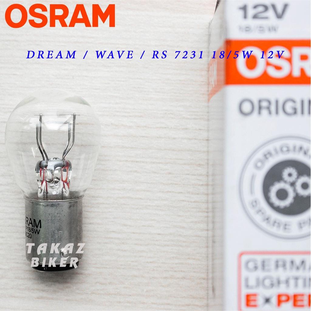 Bóng đèn Osram Halogen sau xe máy mã S25 Dream - Wave - RS