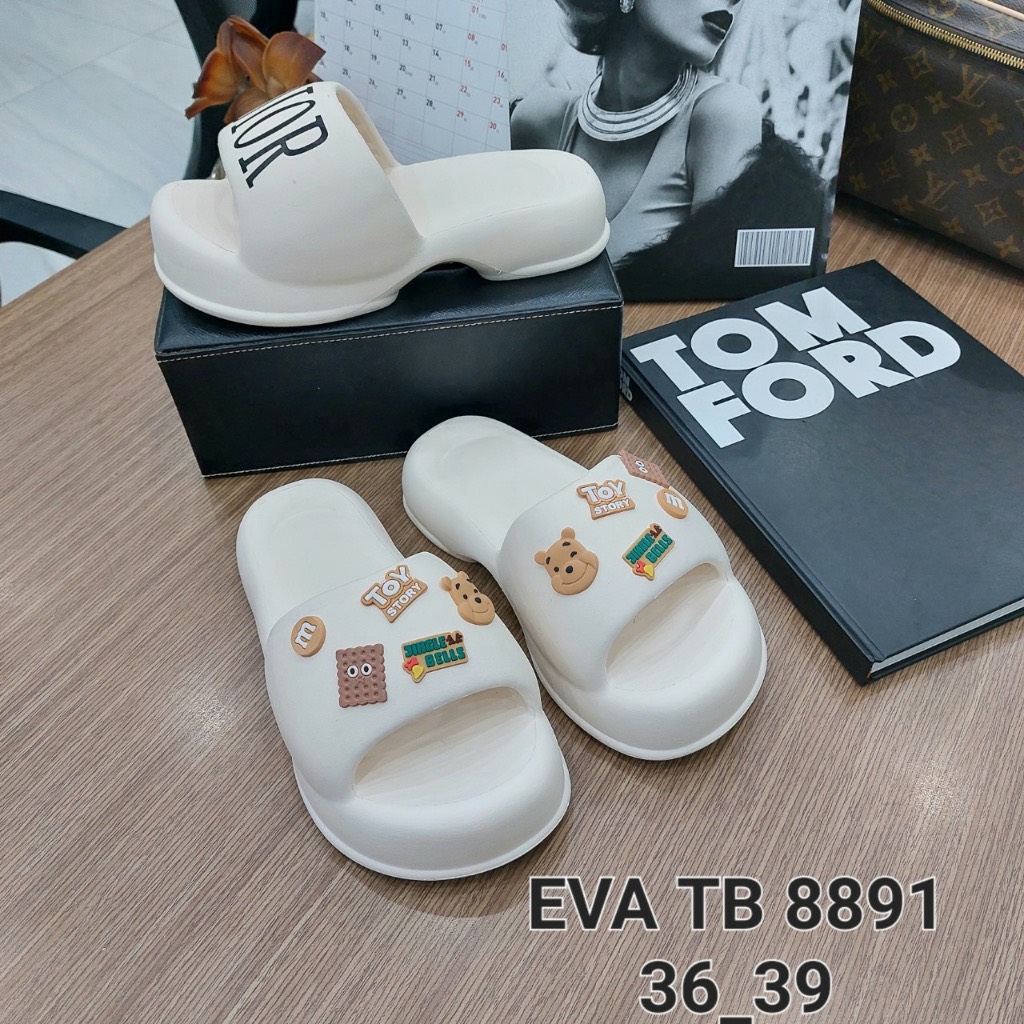 Dép Bánh Mì Cao Gót EVA Vituni Dép Lê Đế Xuồng Đúc Nguyên Khối Thời Trang Cho Nữ D60