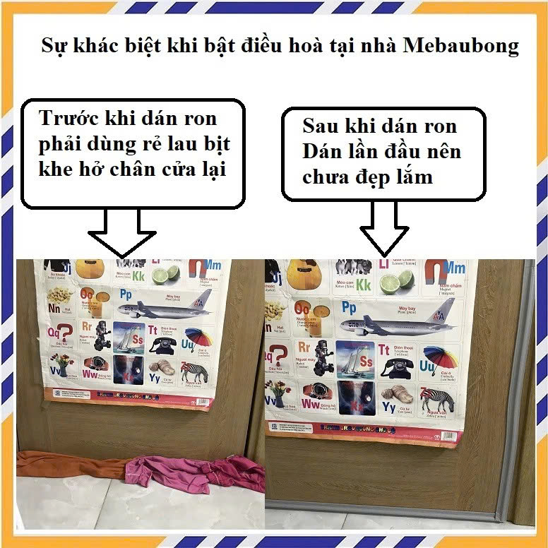 CUỘN 3 Mét Ron Chặn Khe Cửa - Chất Liệu PU Và PE Cải Tiến - Ron Chặn Khe Cửa, Chân Cửa, Khung Cửa - Ngăn Gió Lùa, Cách Âm, Chống Bụi, Ngăn Côn Trùng, Chống Thoát Khí Điều Hòa, Chống Va Đập Cửa - Hàng Chính Hãng