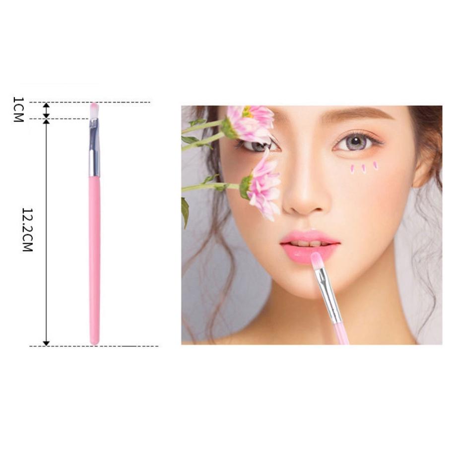 Bộ cọ trang điểm 5 món màu hồng - Cọ trang điểm mini bỏ túi Duashop