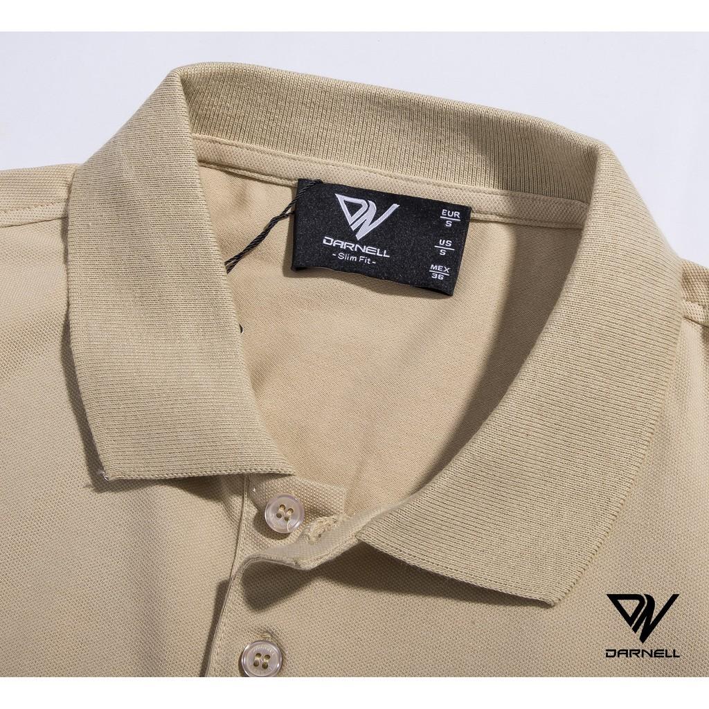 Áo thun polo nam cao cấp họa tiết kẻ ngang chất cotton mềm mịn thấm hút mồ hôi chính hãng DARNELL DN0BE1