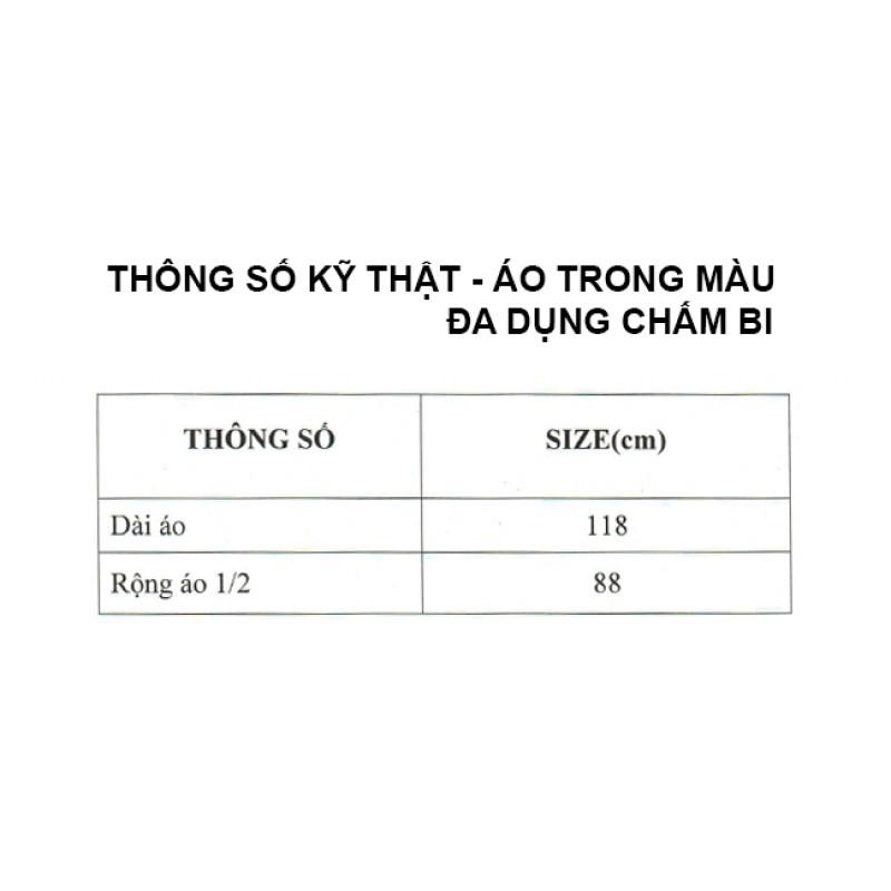 Áo mưa Rando Trong màu đa dụng chấm bi - Set 5 cái
