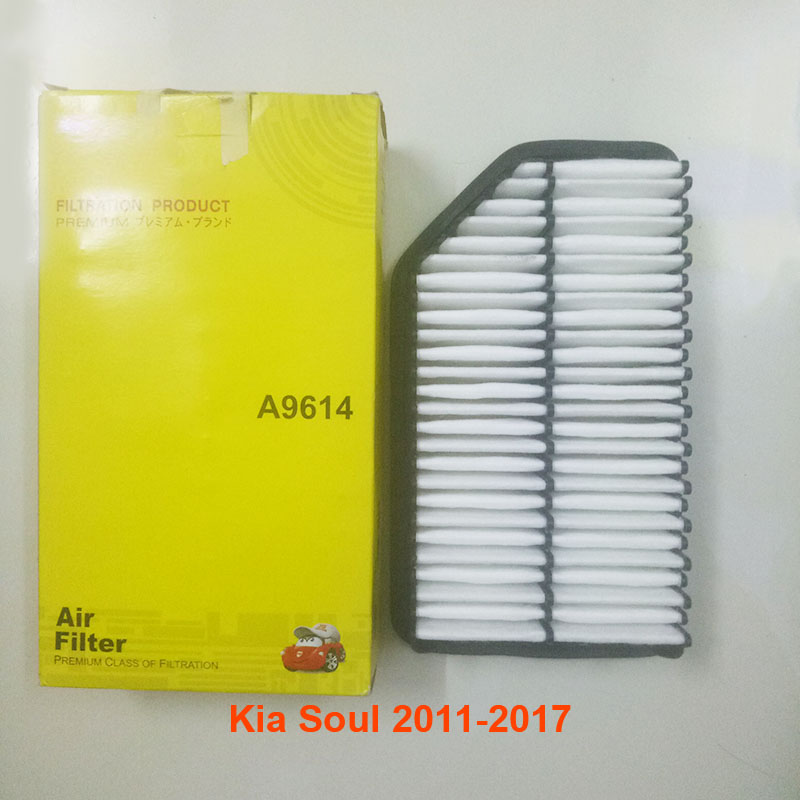 Lọc gió động cơ cho xe Kia Soul 2011, 2012, 2013, 2013, 2014, 2015, 2017 28113B2000 mã A9614-6