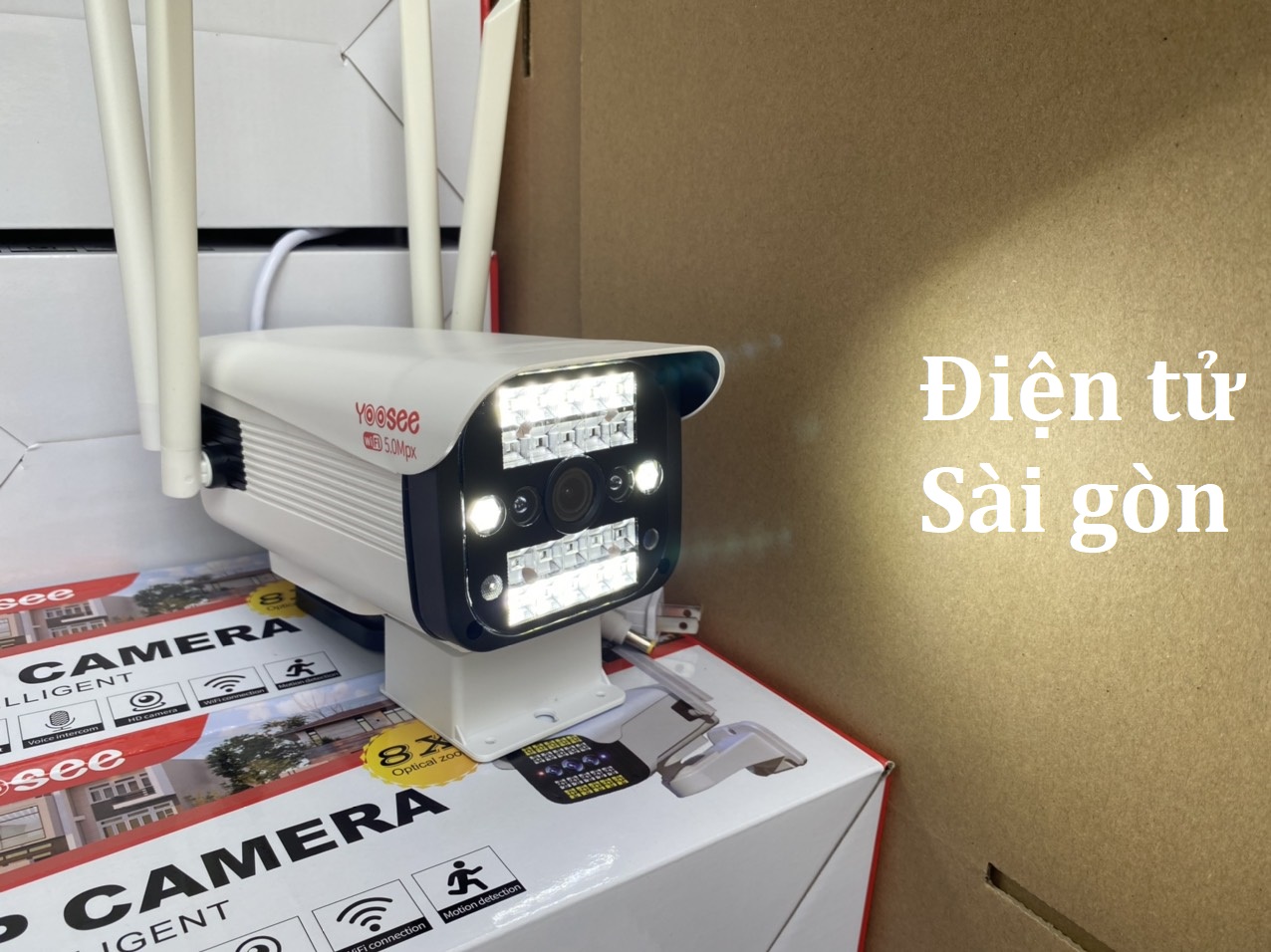 CAMERA YOOSEE WIFI 4 RÂU 20 LED FULL HD. Cố định - Hàng Chính hãng