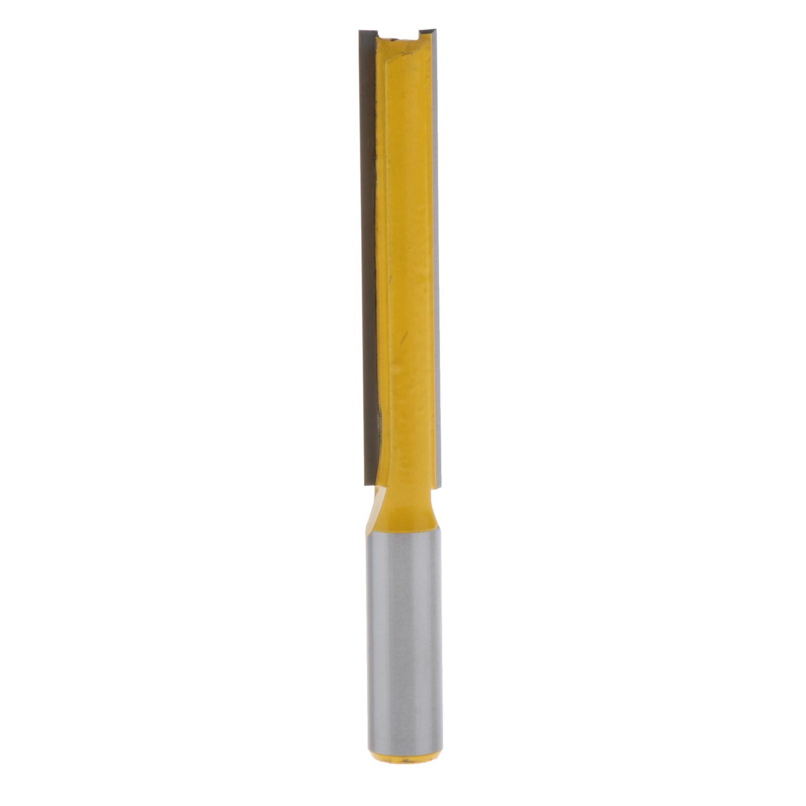 1/2" Diameter X 3" Height Straight Router Bit - 1/2" Shank Woodwork Tool