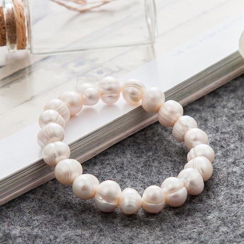Vòng Tay Hạt 8 Ly Rằn Lõi Thun Co Giãn Dễ Thương - Trường Thịnh Ngọc Trai