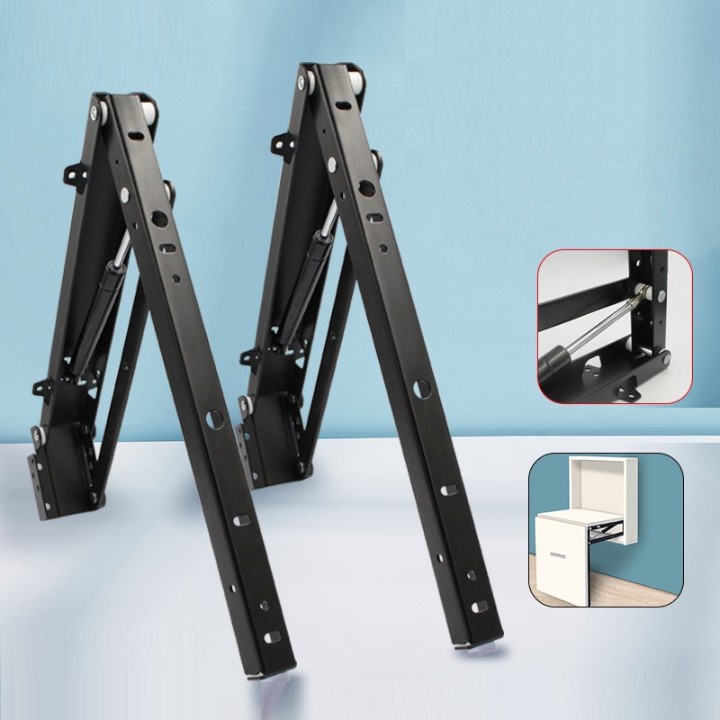 Phụ kiện xếp tường chuyển đổi thành kệ giá đỡ, ghế