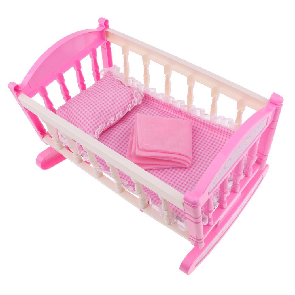 Foldable  High Chair & Cradle Toy for Reborn Doll MellChan Baby Doll