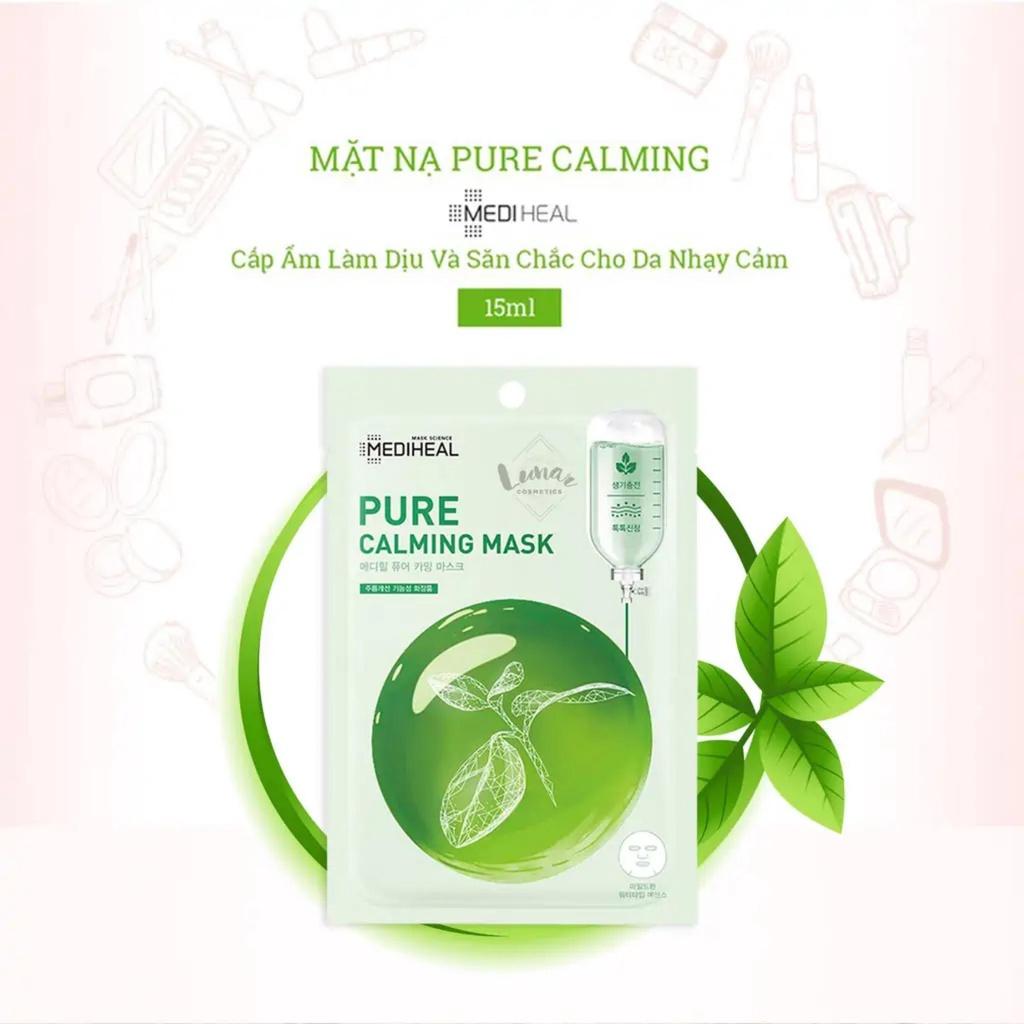 Mặt Nạ Mediheal Pure Calming Mask Dịu Da Se Khít Lỗ Chân Lông 20ml