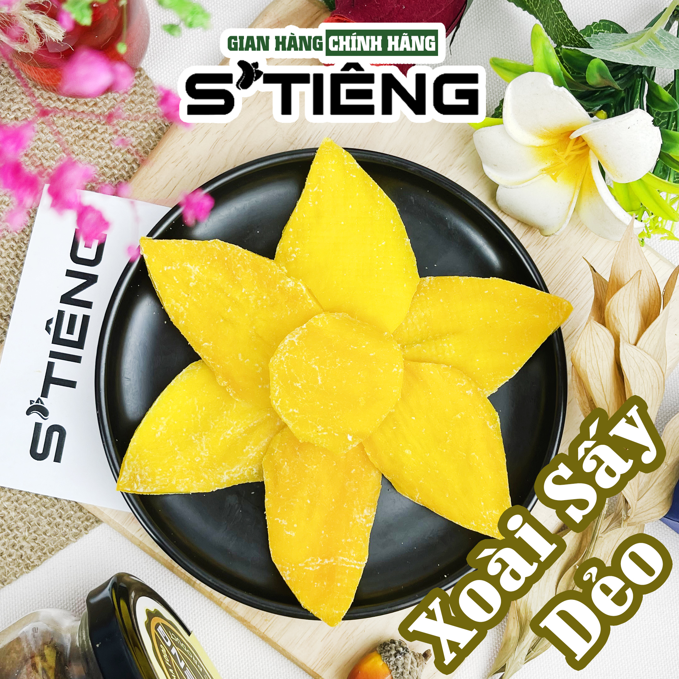 500Gr Xoài Sấy Dẻo Nguyên Miếng Loại 1