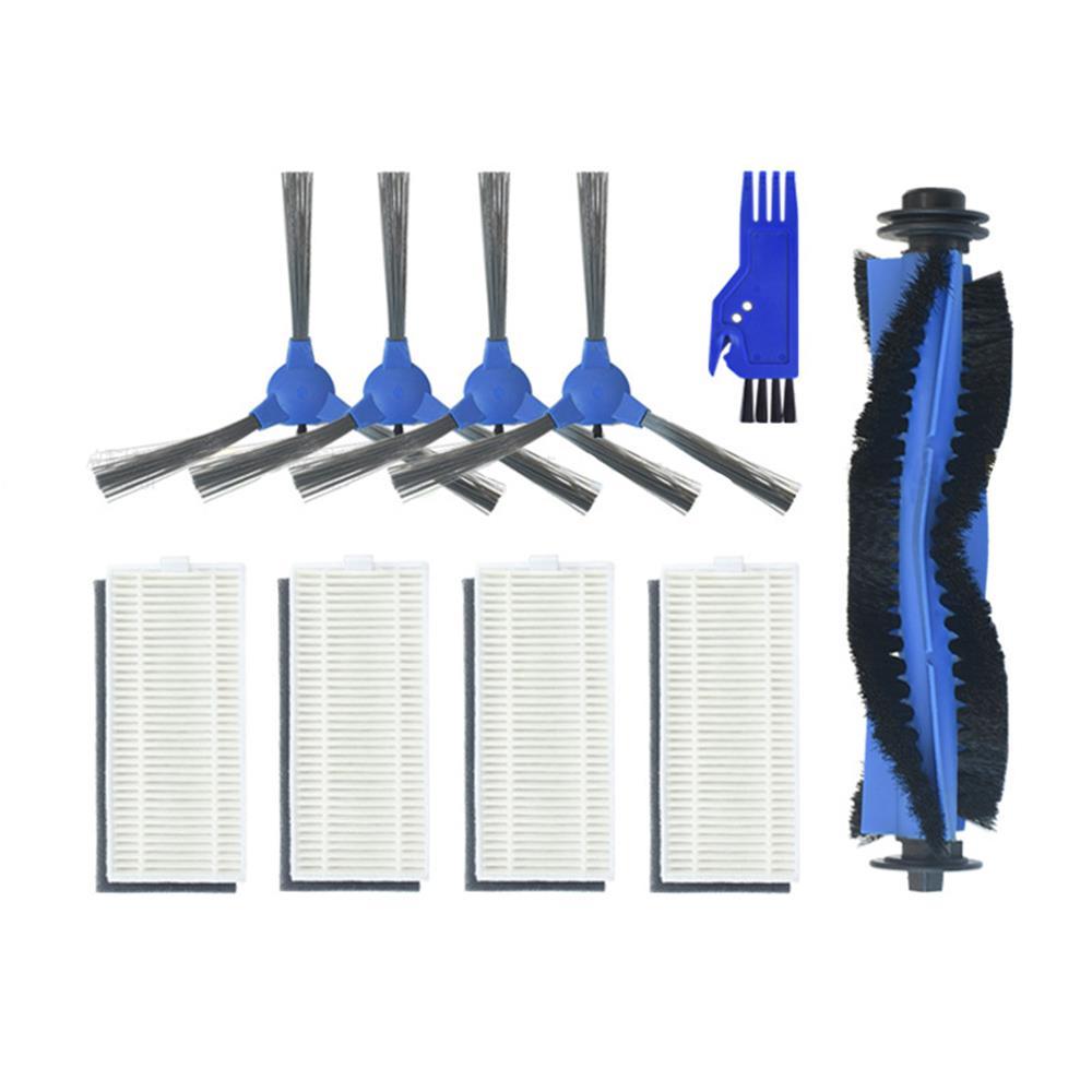 Hepa Filter Kit Side Brush Set for Eufy RoboVac 11S 15C 30C Room Cleaning irobot Parts Side Brush Replacement with
