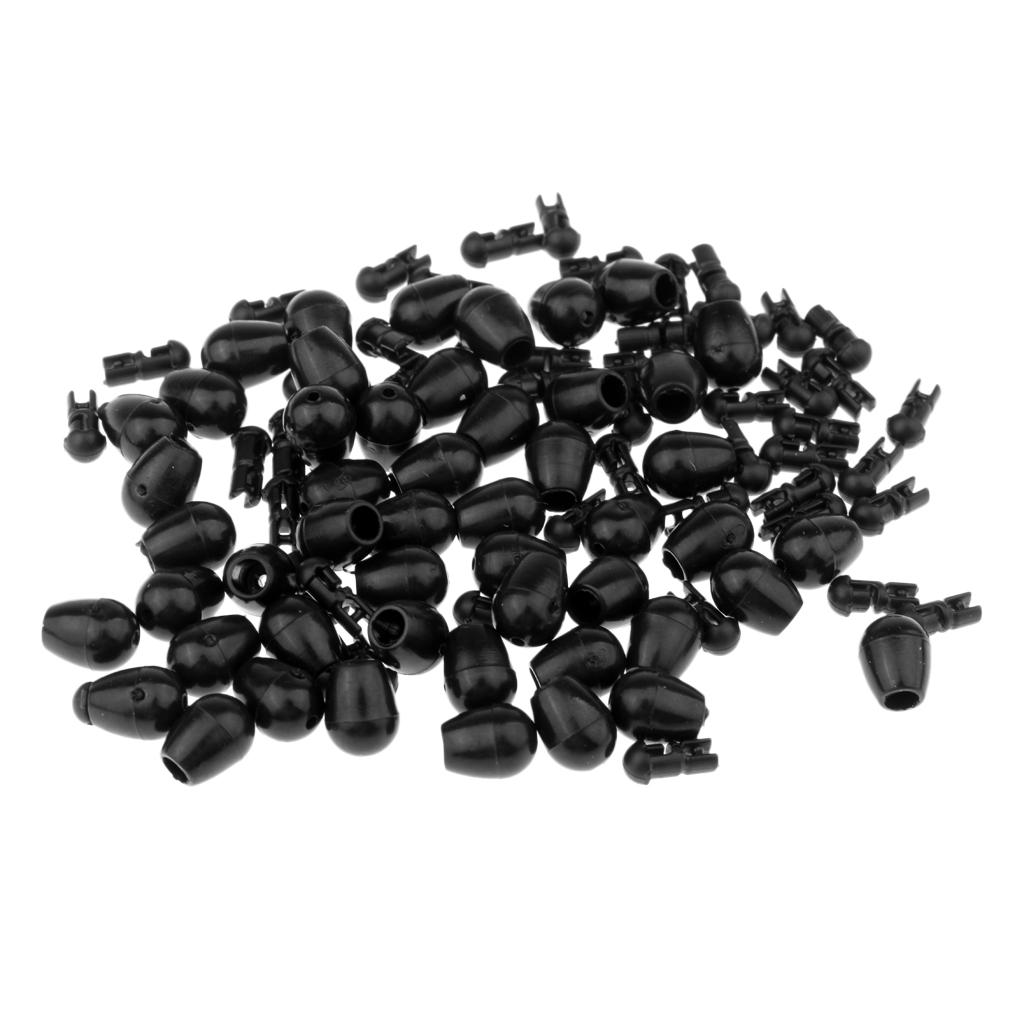 50X Fishing Quick Change Beads Hooklength Fishing Feeder Terminal Tackle Useful