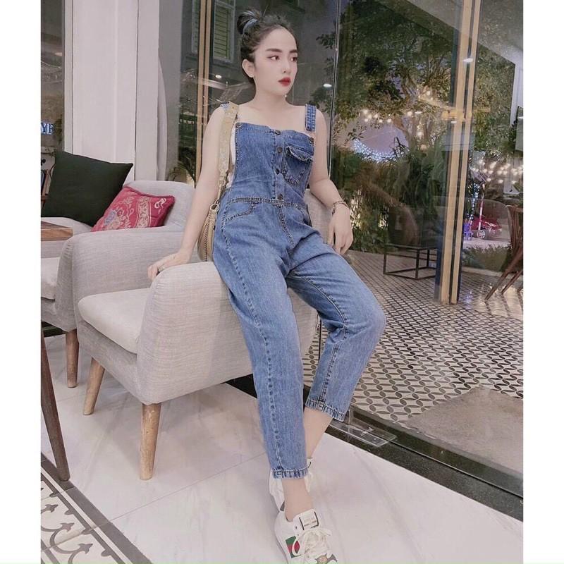 yếm jeans siêu xinh yếm jeans cao cấp -T