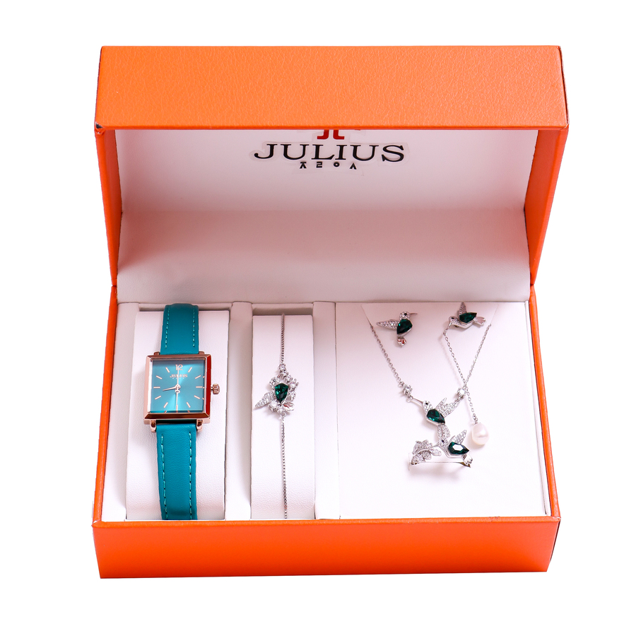 COMBO Đồng hồ Julius JA-1322 + Bộ Trang sức ESME ES092