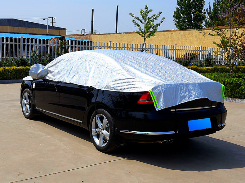 Bạt Che Nắng Xe Ô Tô Rằn Ri ( Loại Dày )