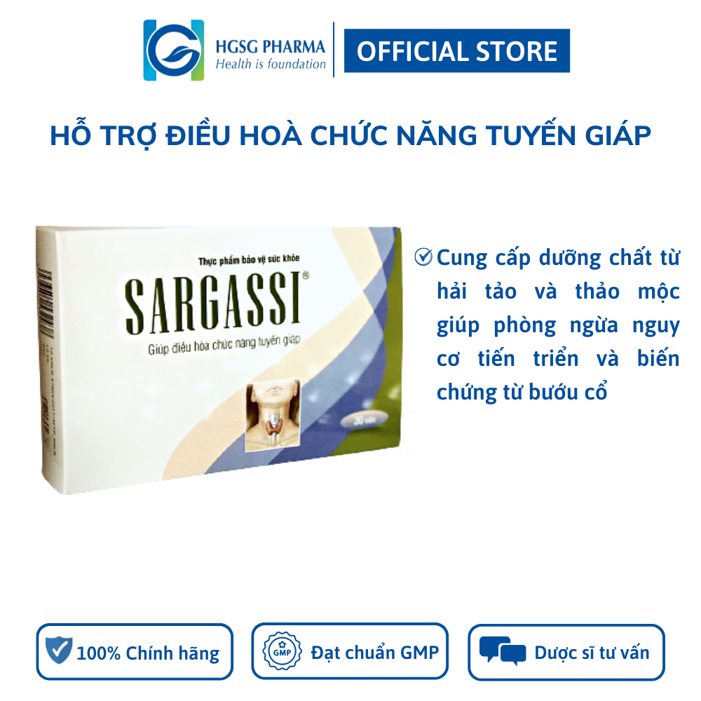 Viên uống bướu cổ HGSG pharma SARGASSI