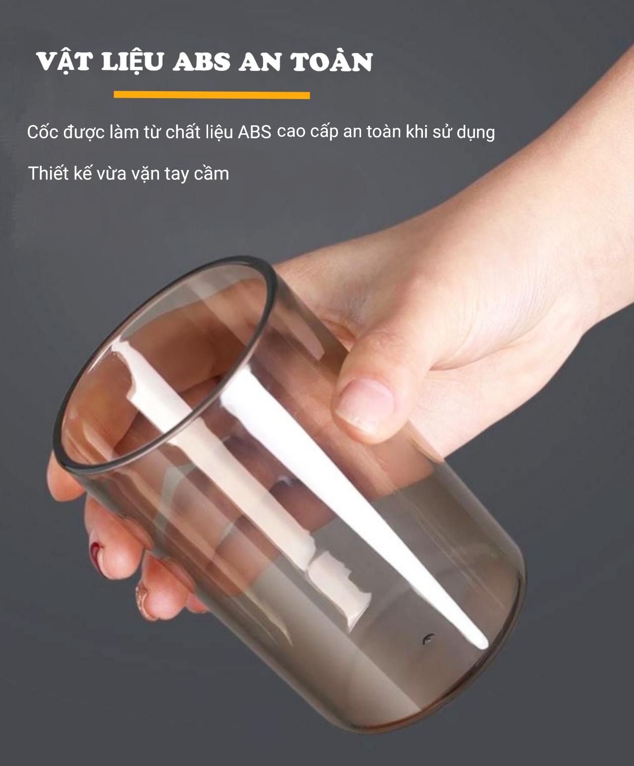 Bộ dụng cụ nhả kem đánh răng tự động 4 cốc và giá treo bàn chải đa năng PHT SUS-ECOCO-E1922-chất liệu ABS cao cấp