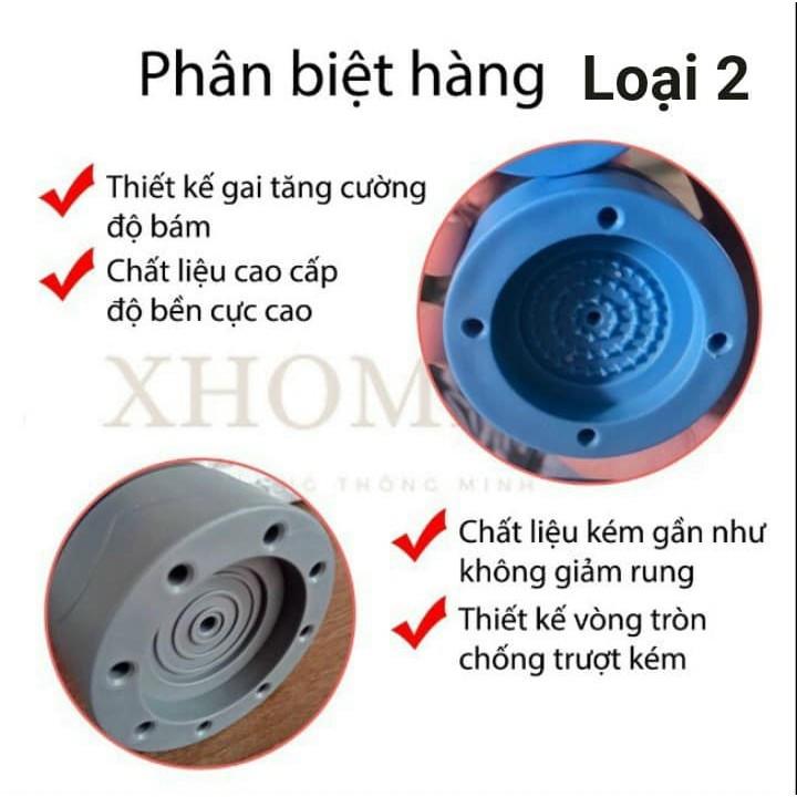 Sét 4 Đế Chống Rung, Chống Xê Dịch Và Bảo Vệ Máy Giặt (Giao Màu Ngẫu Nhiên)