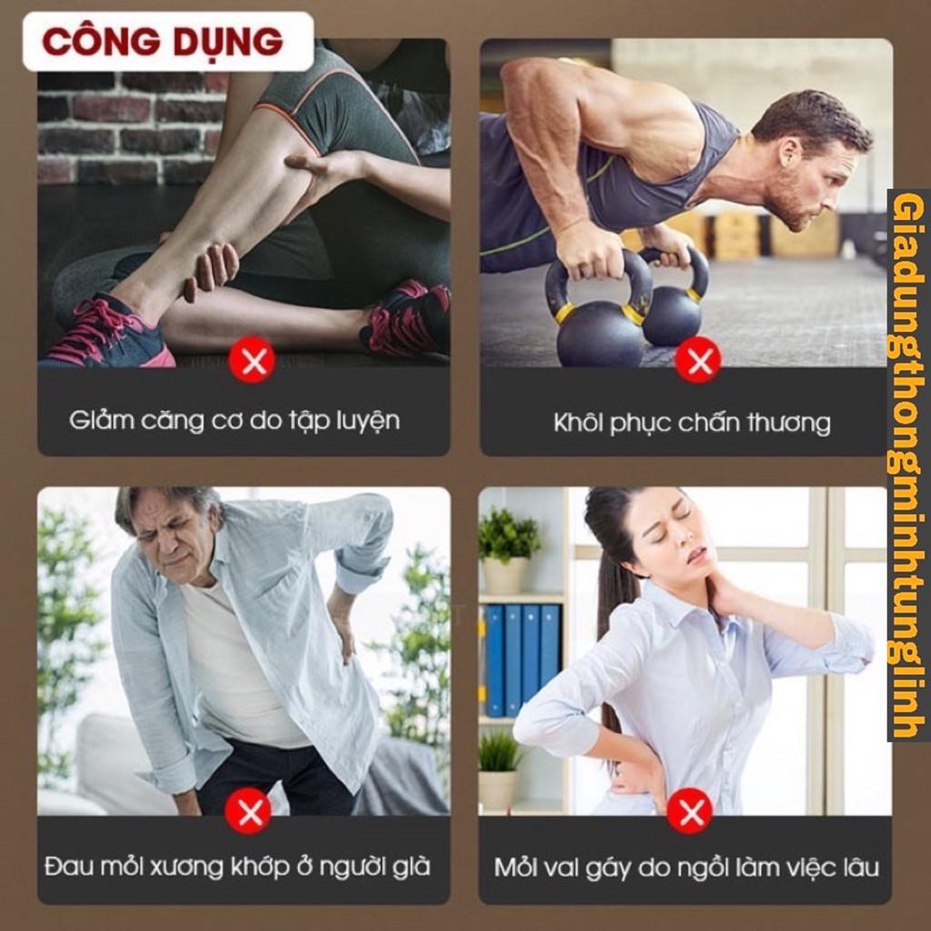 Máy Massage cầm tay, Bộ chống đẩy hít đất, bộ tennis tại gia - tăng tuần hoàn máu, giảm đau nhức