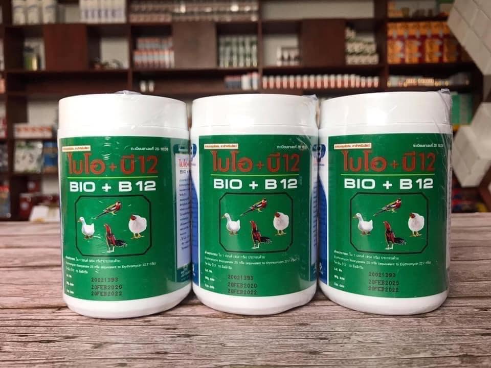 BIO+B12 THÁI LAN HŨ 150G ÚM GÀ CON, PH NG B NH CHO GÀ ĐÁ, GÀ, VỊT, CHIM