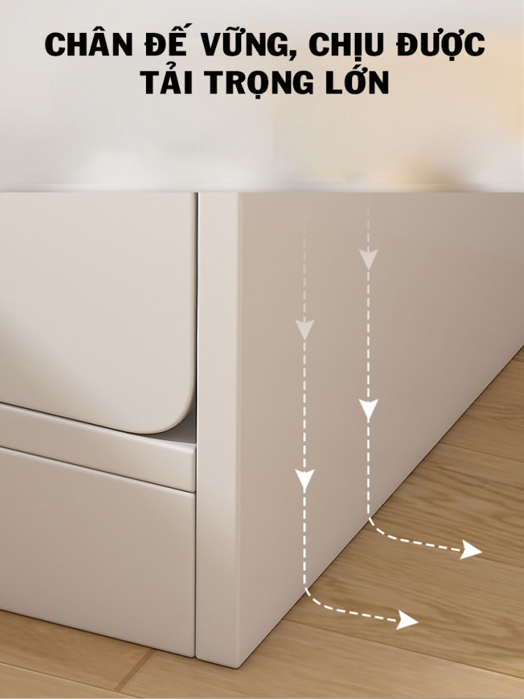 Tủ Kê Đầu Giường Gosashi Tab Đầu Giường Mini Có Ngăn Kéo Chất Liệu Gỗ MDF Phủ Melamin