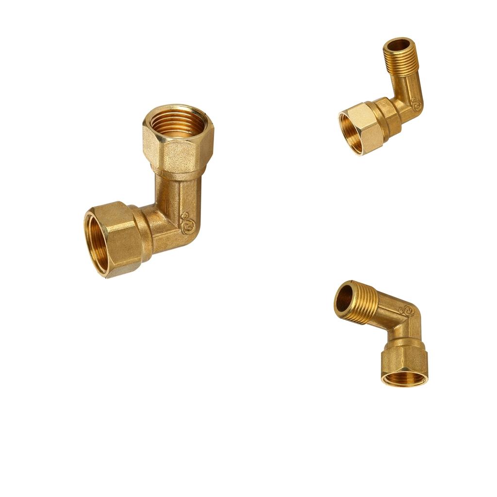 Pipe Fitting Hose DN15 DN20 Thread Connector Joint Copper Coupler Adapter