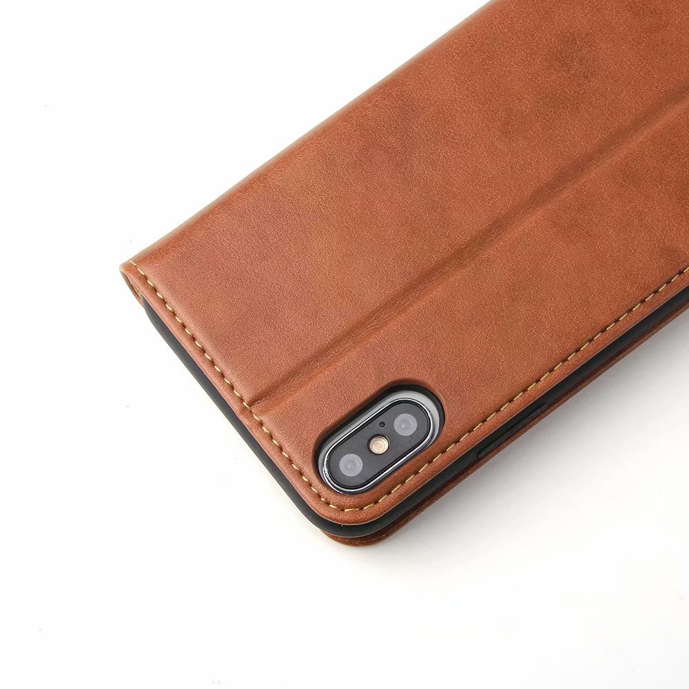 Bao da dành cho iPhone 6/7/8/X/XR/XsMax/11/11ProMax nắp gập da cao cấp, mềm xịn, bền màu có ngăn dựng thẻ ATM, giấy tờ cá nhân