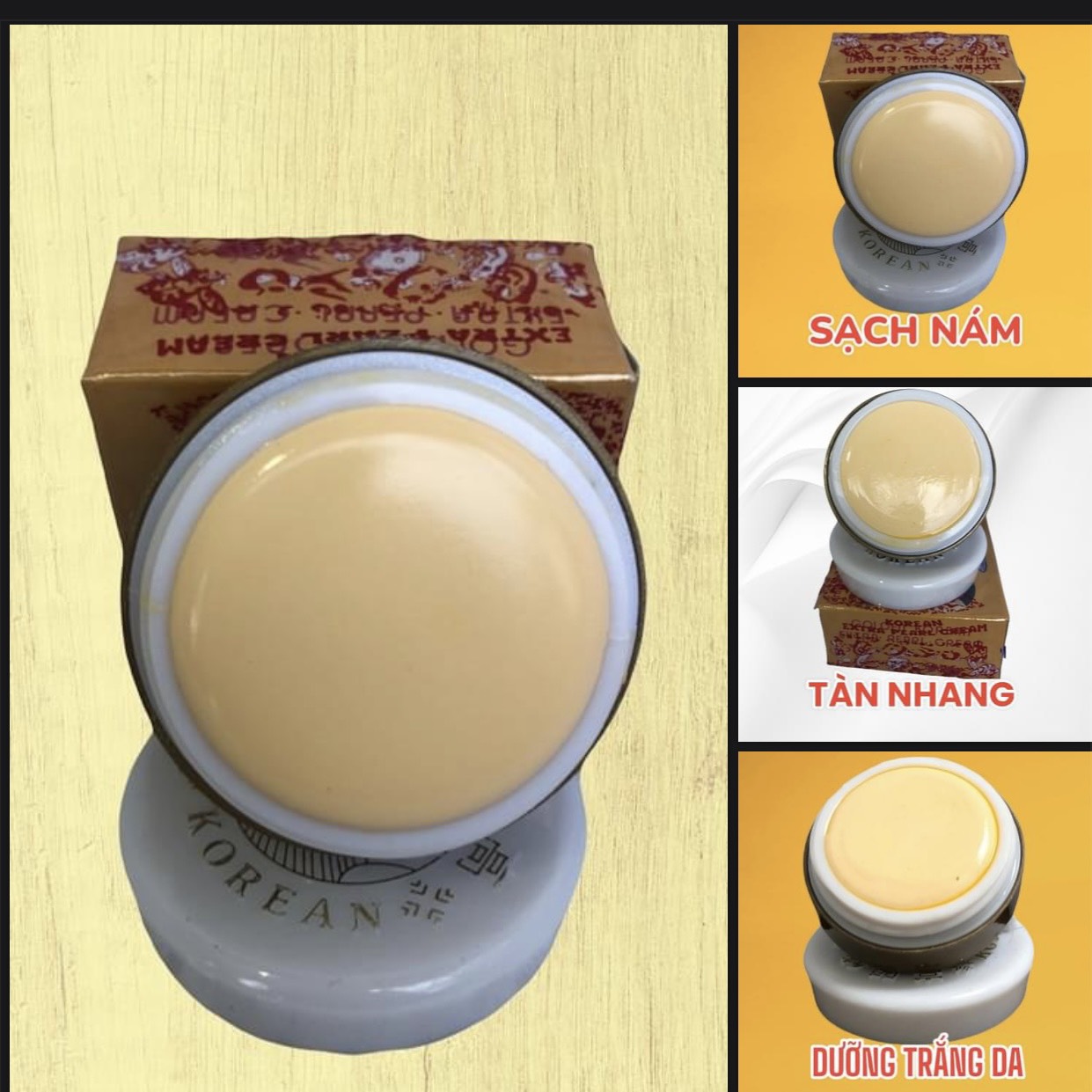 Kem dưỡng trắng da sâm vàng Thái Lan-1 hộp