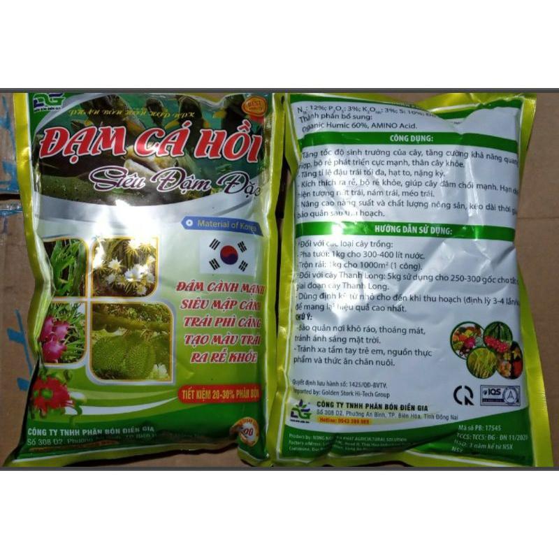 Phân bón đạm cá Hồi siêu đậm đặc nhập khẩu Hàn Quốc gói 700g