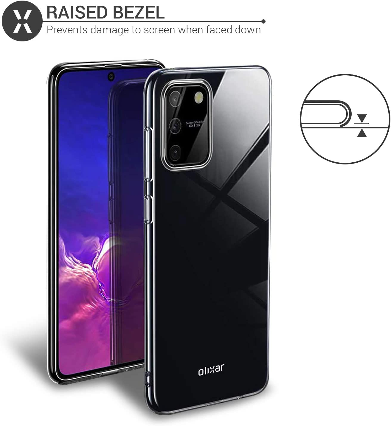 Ốp lưng silicon dẻo cho Samsung Galaxy S10 Lite hiệu Ultra Thin trong suốt mỏng 0.6mm độ trong tuyệt đối chống trầy xước - Hàng nhập khẩu