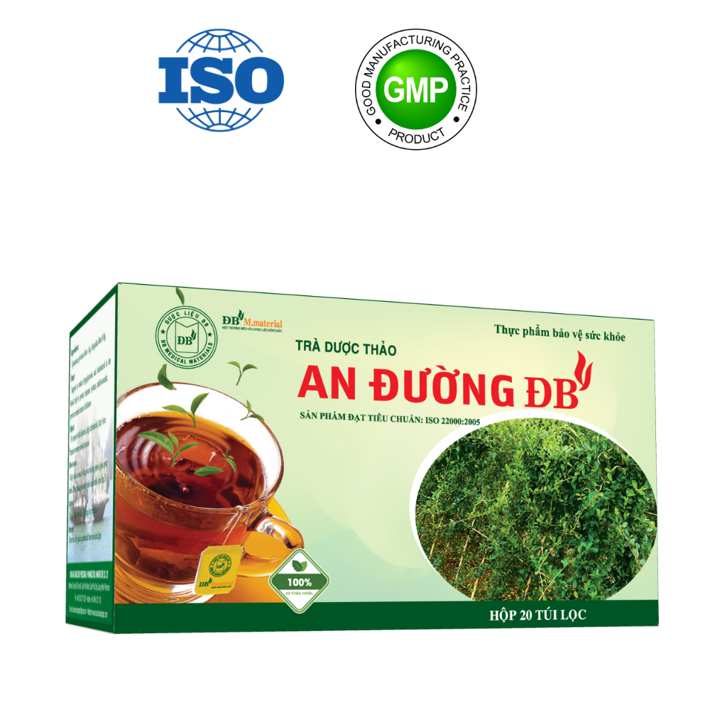 Trà thảo dược An Đường ĐB - hộp 40g - 20 túi lọc