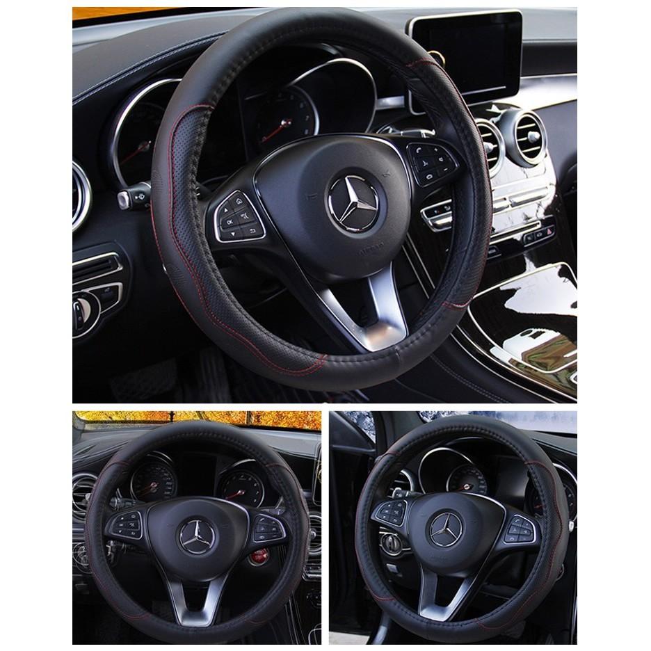 Bọc vô lăng volang xe Honda CIVIC Lót CaoSu Non Cao Cấp Chống Trượt Tay