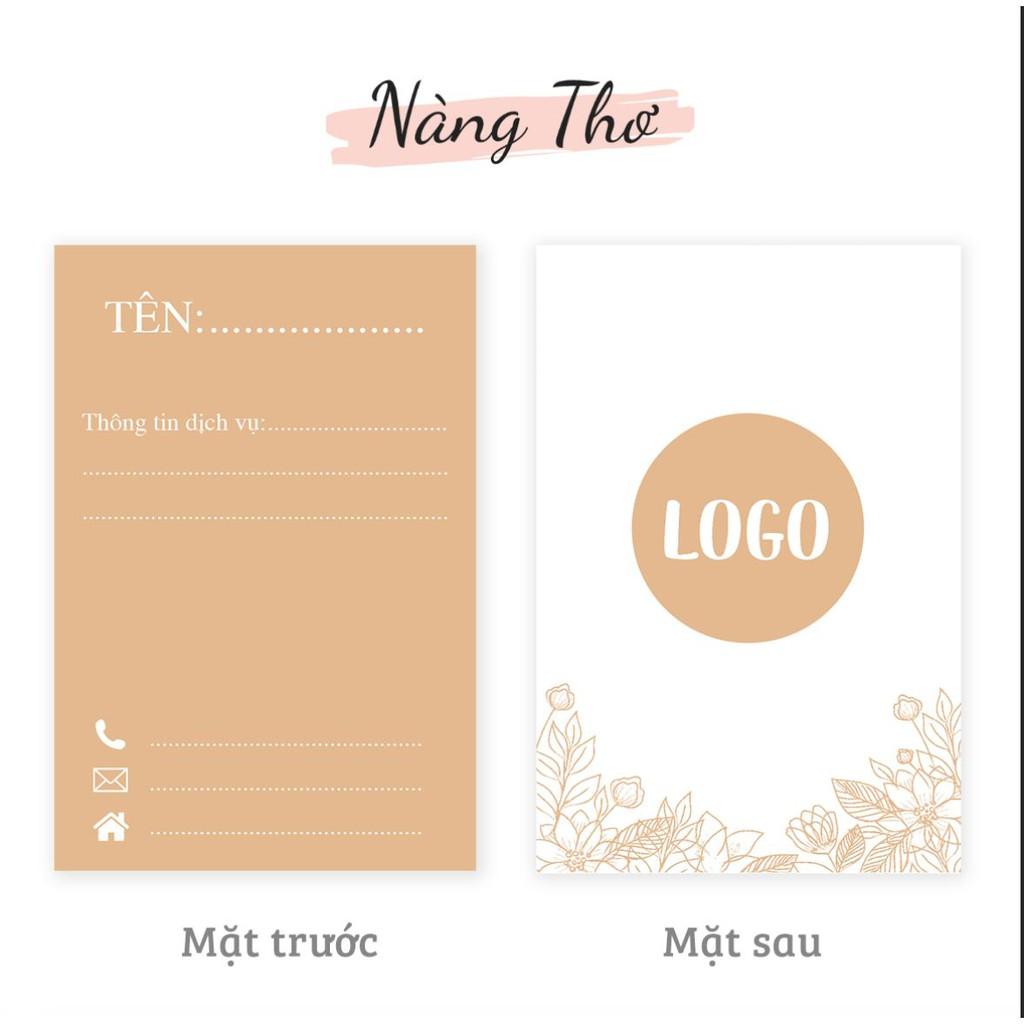 In card visit in name card in danh thiếp giá rẻ