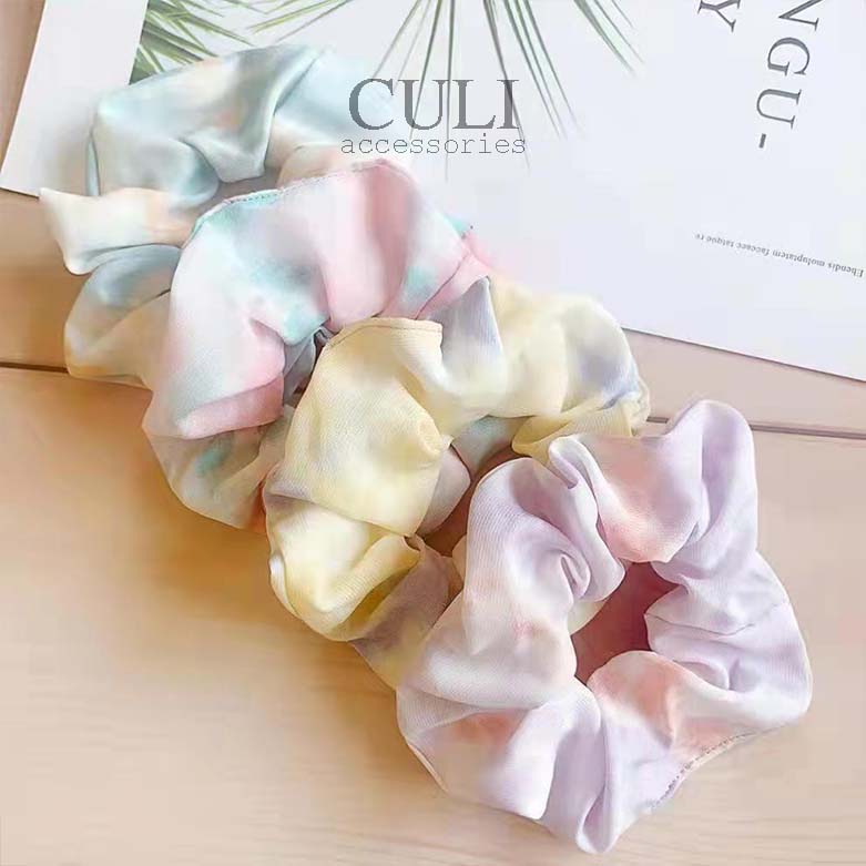 Dây cột tóc vải, Scrunchies màu sắc kẹo ngọt xinh xắn - Culi accessories