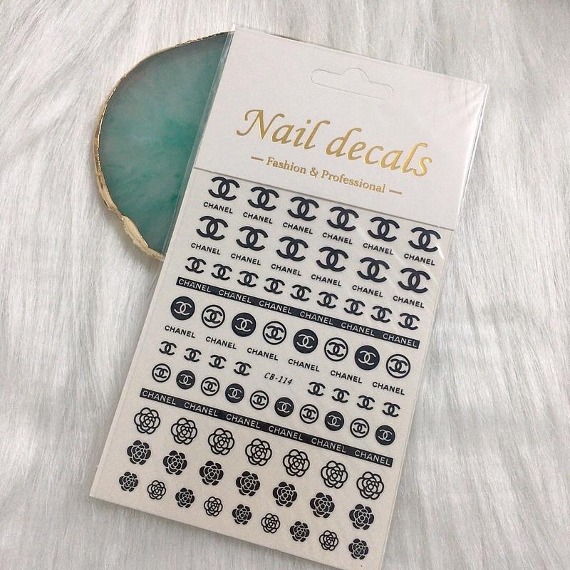 Nail art sticker, sticker dán trang trí móng