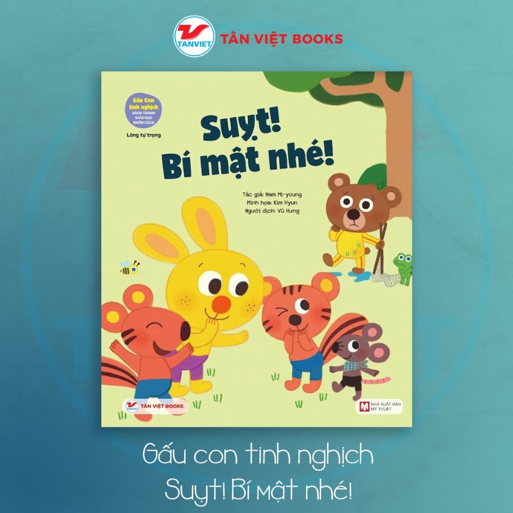 Bộ sách Gấu con tinh nghịch - Sách giáo dục tính cách cho trẻ - Bản Quyền