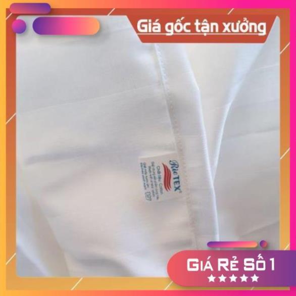 Vỏ gối (Áo Gối )Cotton Trắng Sọc 40×60cm.50×70cm.35×105cm