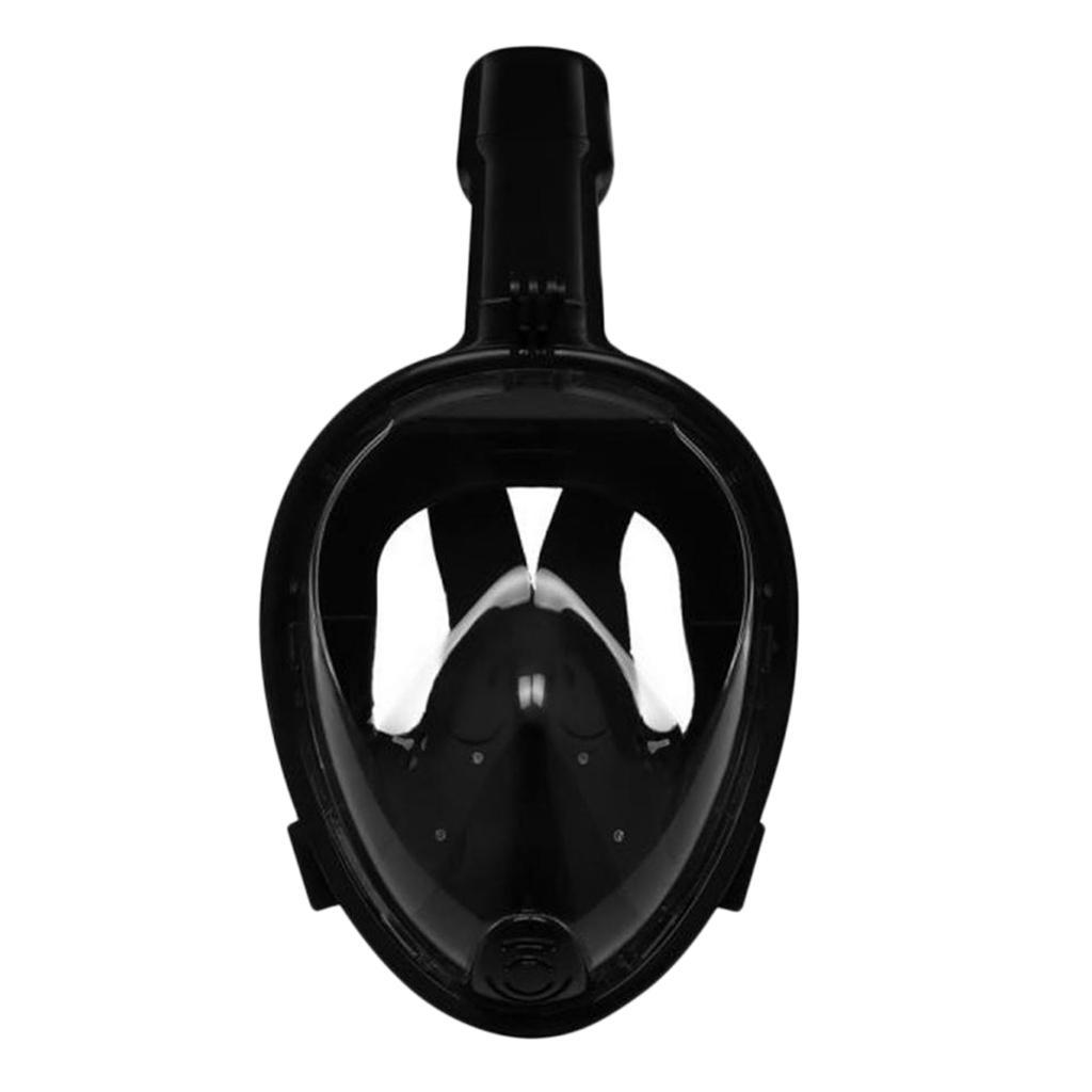 Snorkel Mask 180 ° View Swimming Adults Free Breath Mask Camera Mount