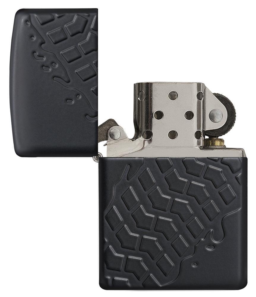 Bật Lửa Zippo Tire Tread Black Matte Armor 28966