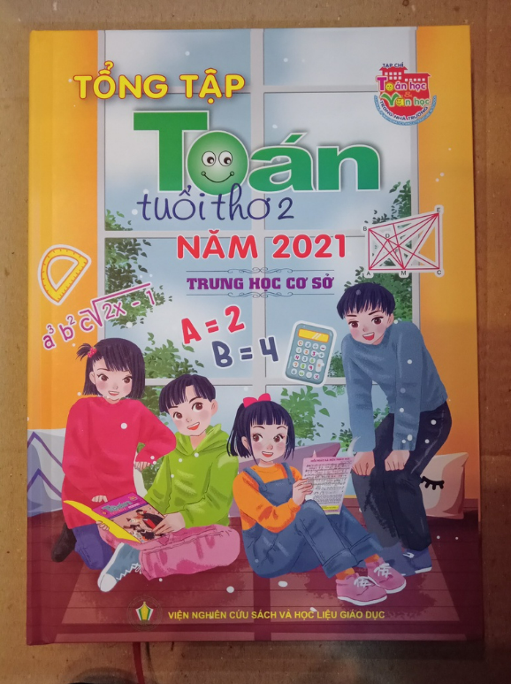 Sách Tổng tập Toán tuổi thơ 2 Năm 2021 Trung Học Cơ Sở