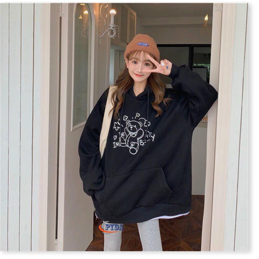 ÁO KHOÁC HOODIES NỮ FROM RỘNG