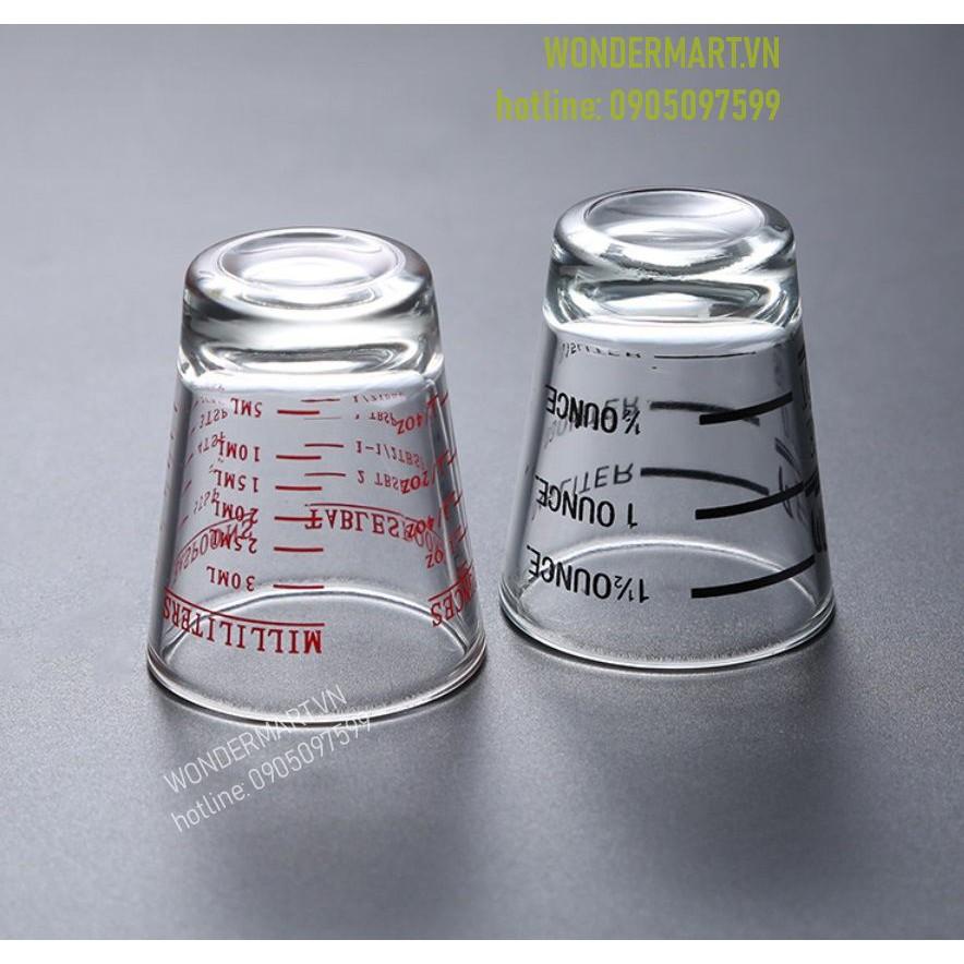 Ly đong chia vạch 45ml cho Bartender và Barista