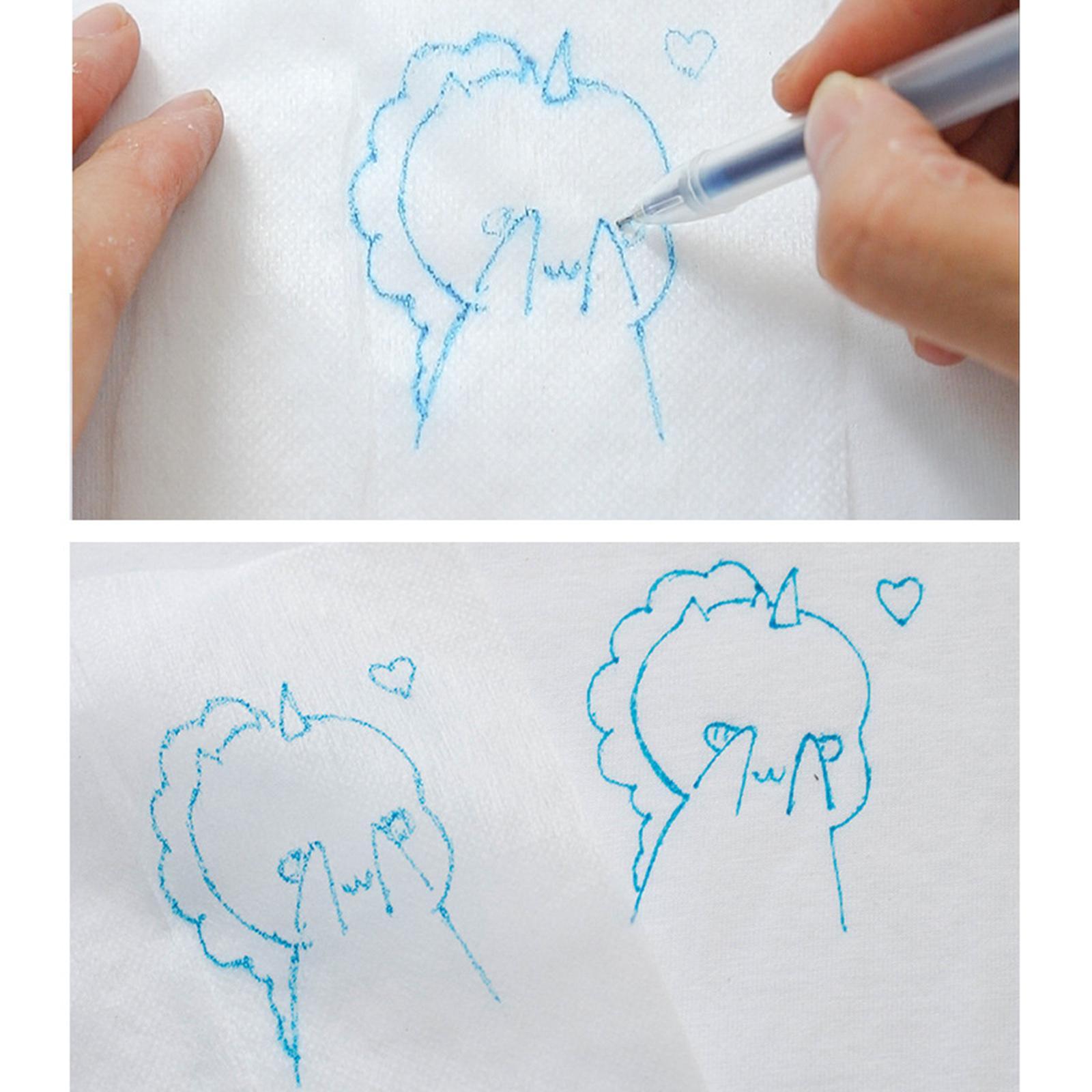 2x 10 Sheets White Carbon Transfer Paper 20x20 Inch Tracing Paper Carbon Graphite Copy Paper with Embossing Stylus Tracing Stylus Dotting Tools