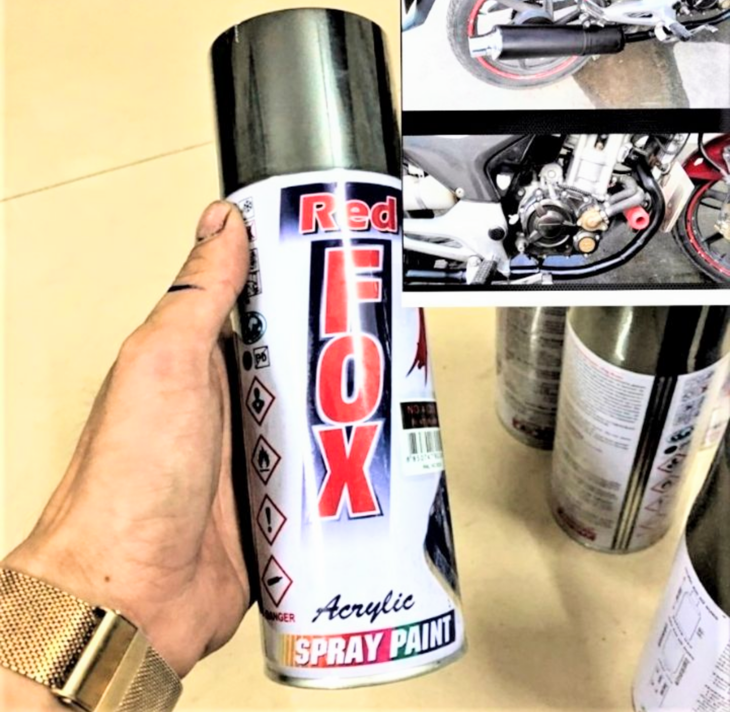 BÌNH SƠN XỊT ỐNG PÔ ỐNG XÃ XE MÁY XE HƠI ÔTÔ CHỊU NHIỆT CAO HÀNG LOẠI TỐT CHUẨN
