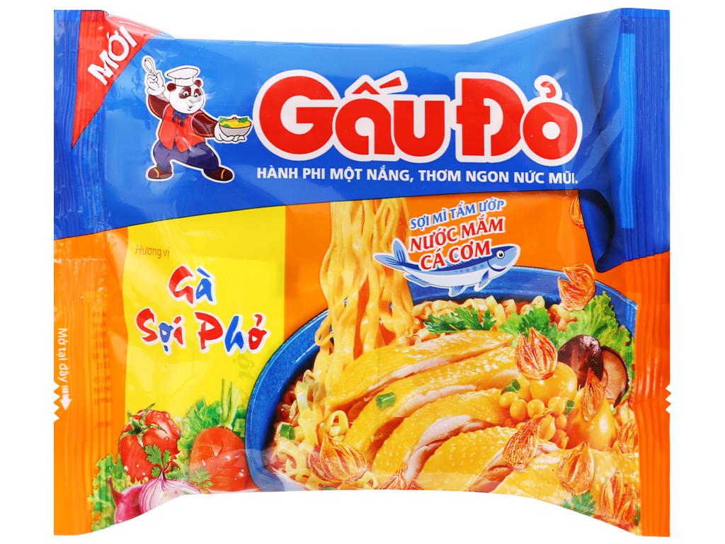 Mì gà sợi phở Gấu Đỏ 63g